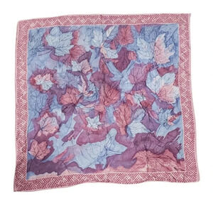 Vera Neumann Purple Leaves Scarf